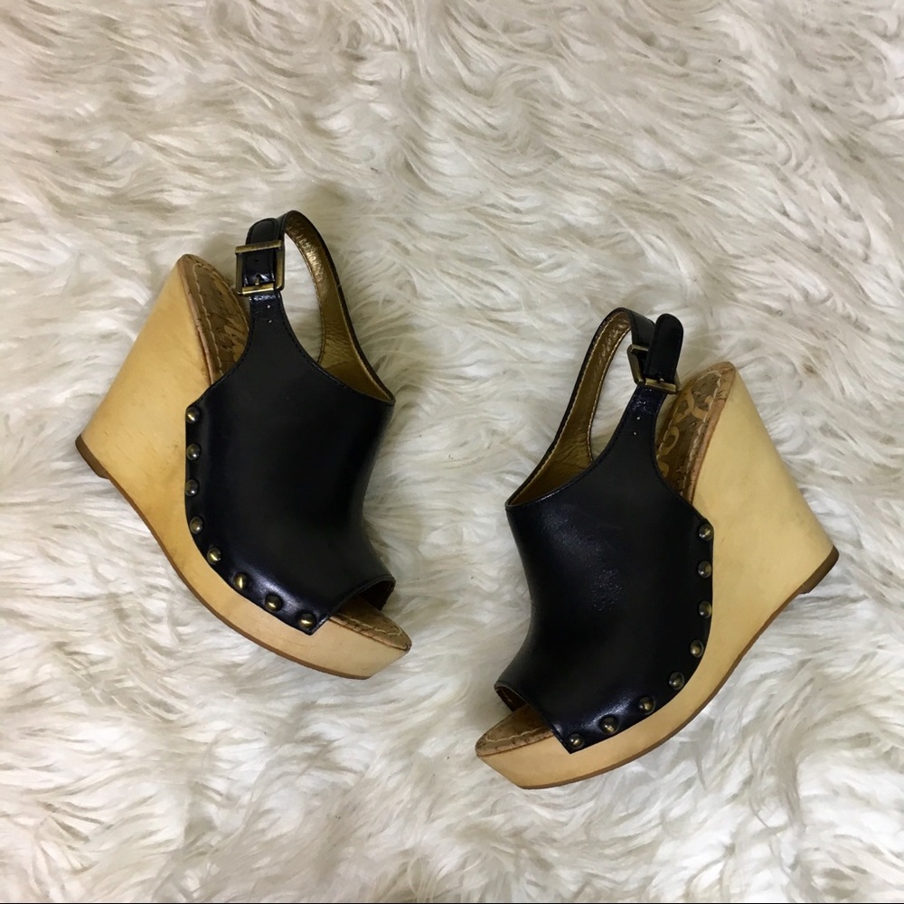 Sam Edelman Camilla Studded Leather Slingbacks